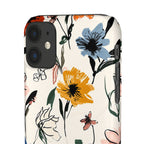 Wildflower Sketch Phone Case