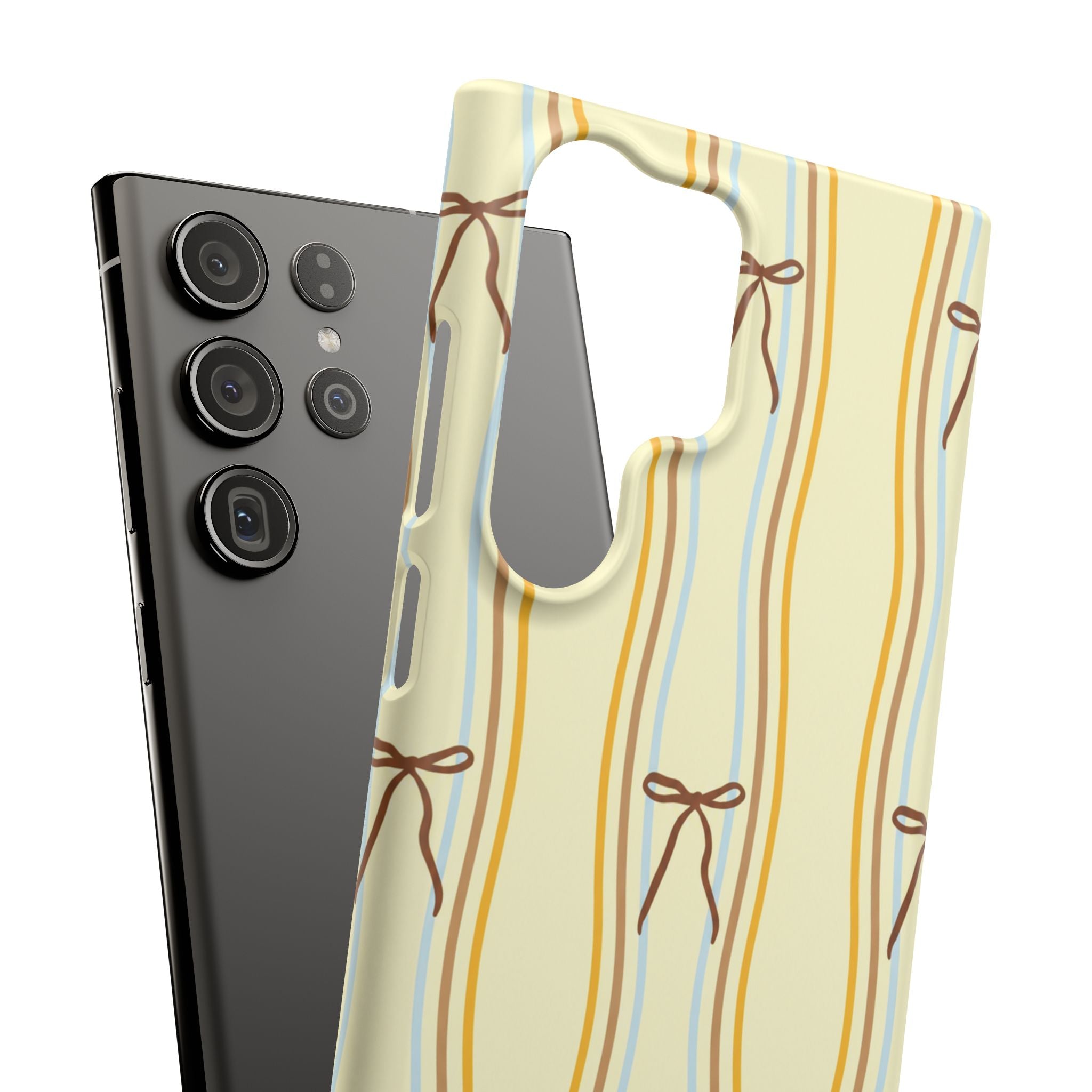 Bow Stripe Phone Case