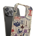Vintage Travel Stamps Phone Case