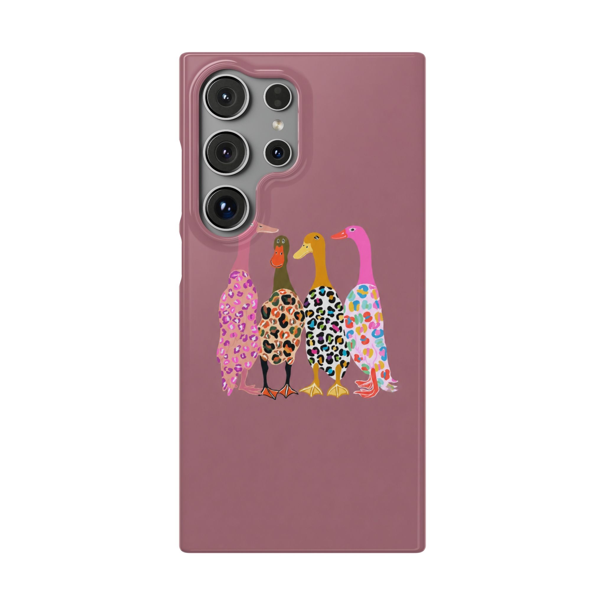 Colorful Leopard Ducks Phone Case