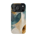 Golden Horizon Abstract Phone Case