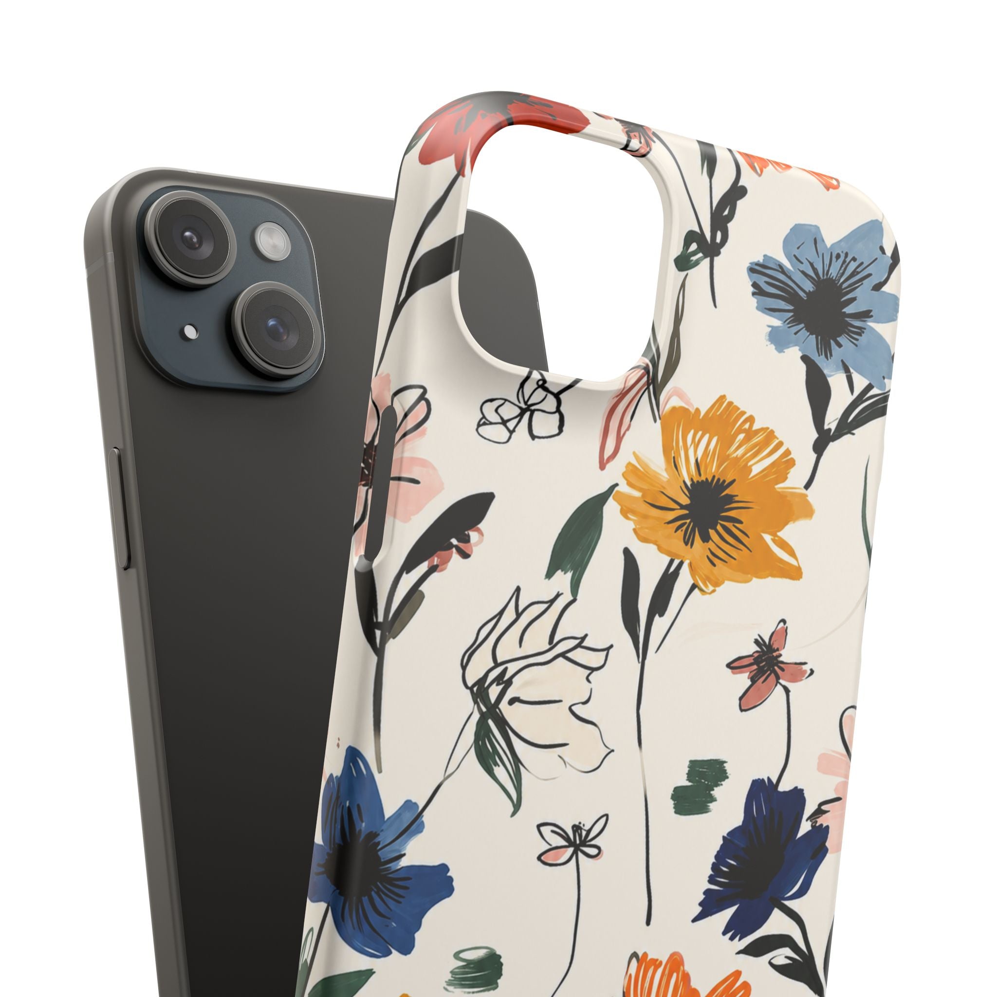 Wildflower Sketch Phone Case