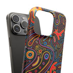 Neon Maze Phone Case