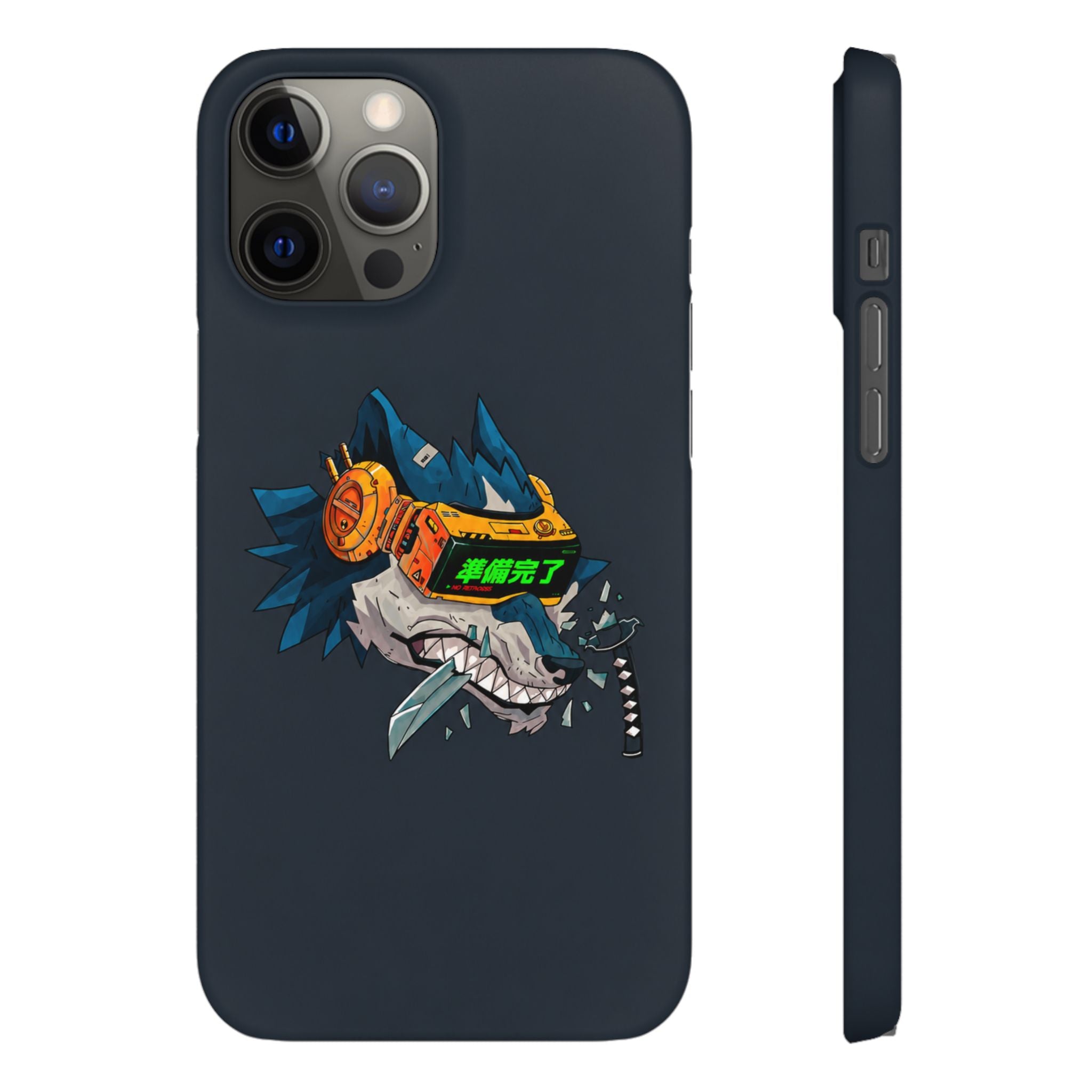 Cyberpunk Wolf Phone Case