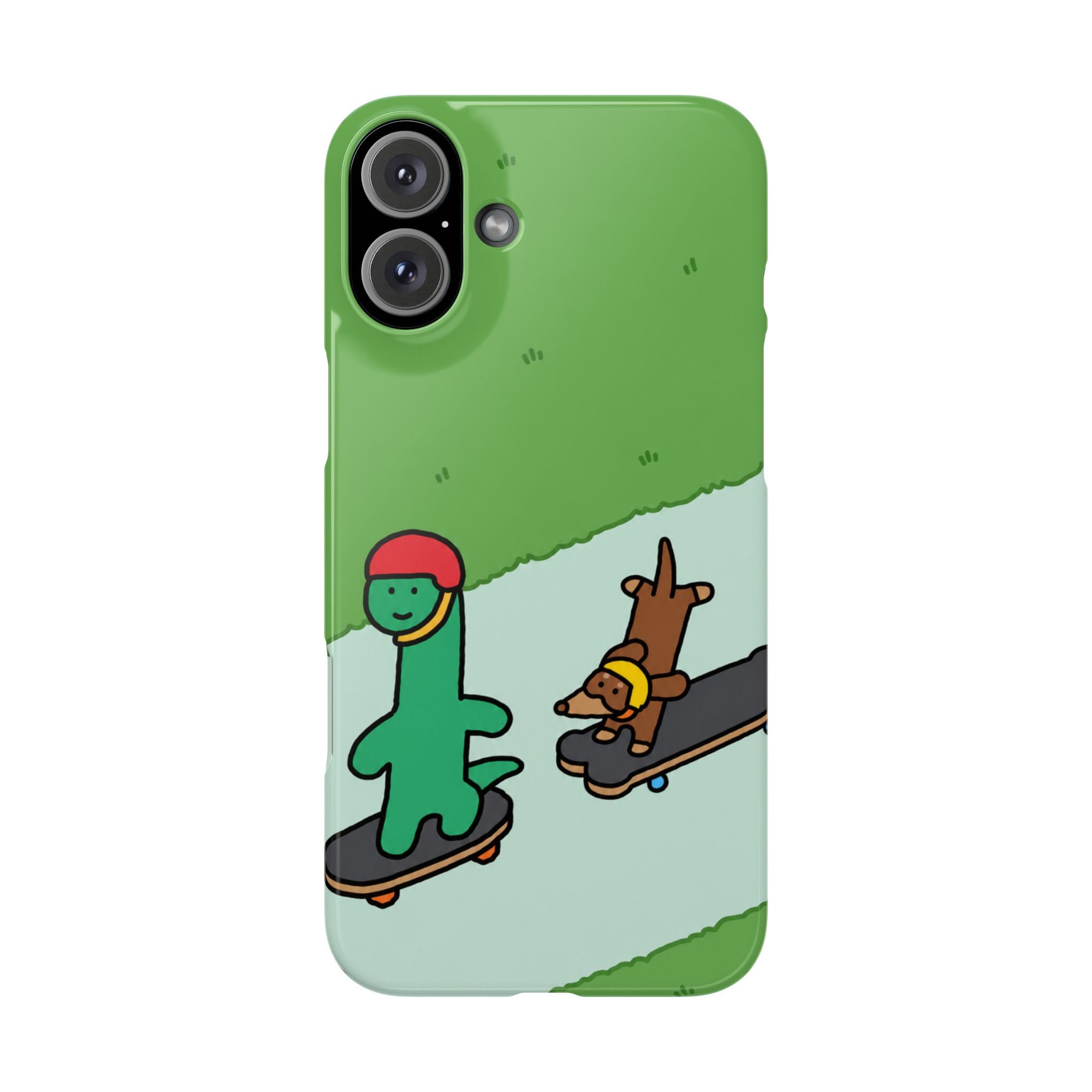 Skater Dino Phone Case