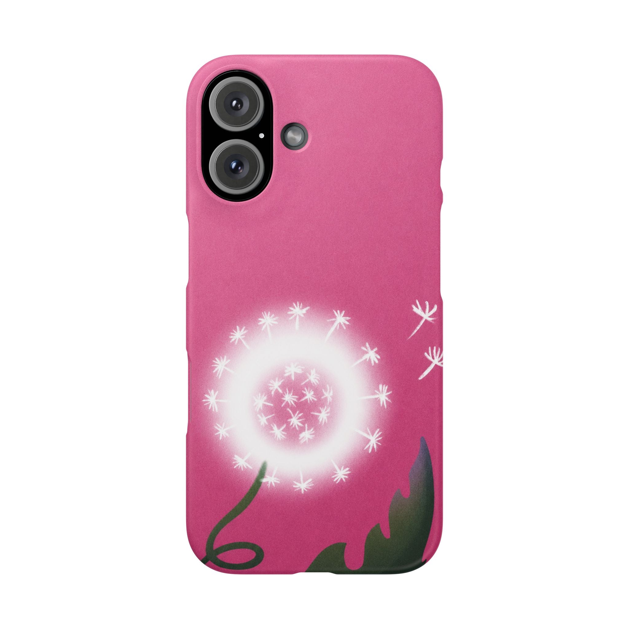 Pink Dandelion Phone Case