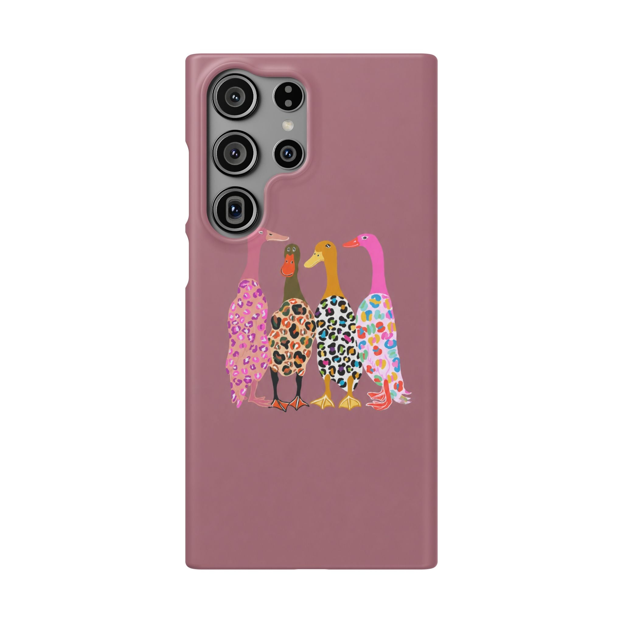 Colorful Leopard Ducks Phone Case