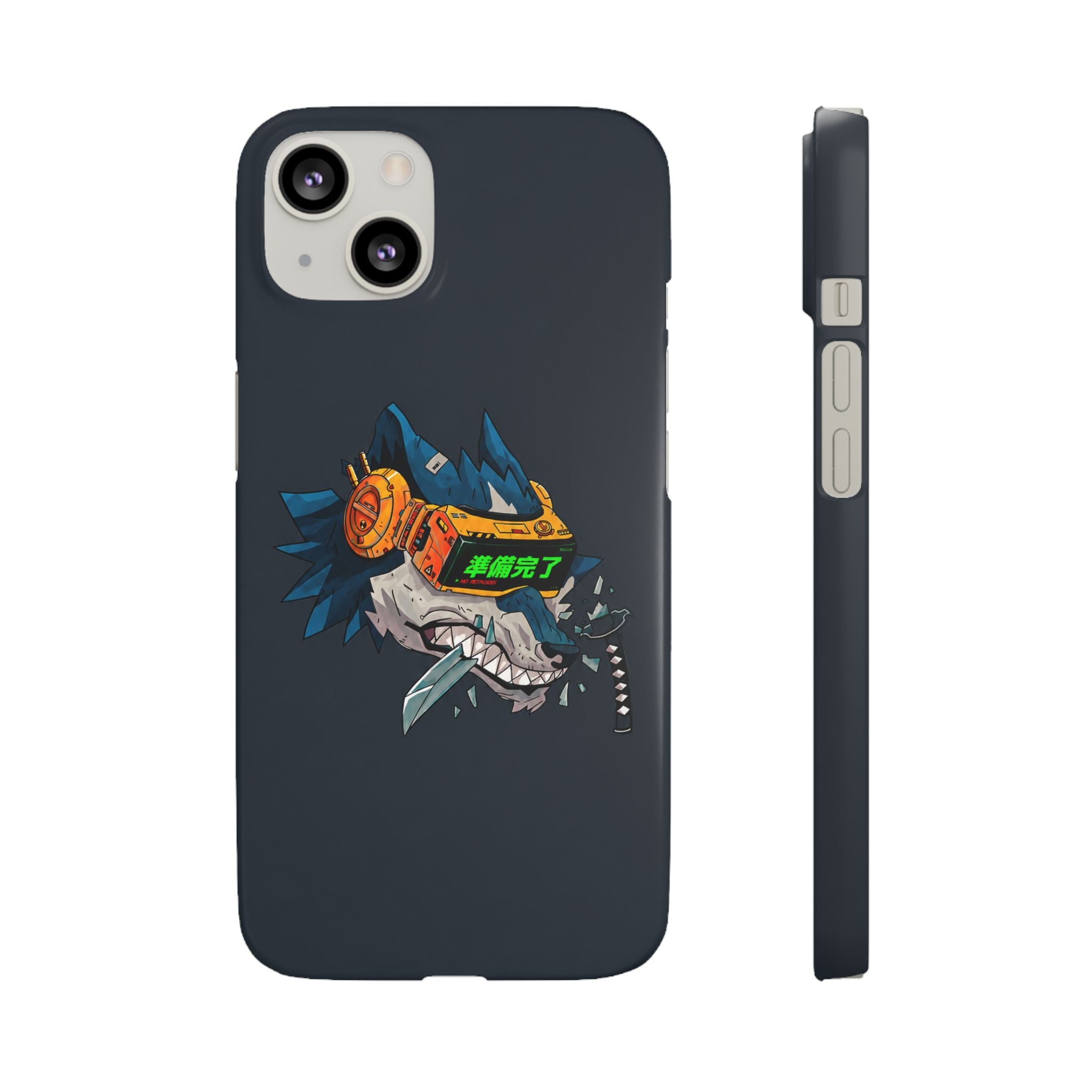 Cyberpunk Wolf Phone Case