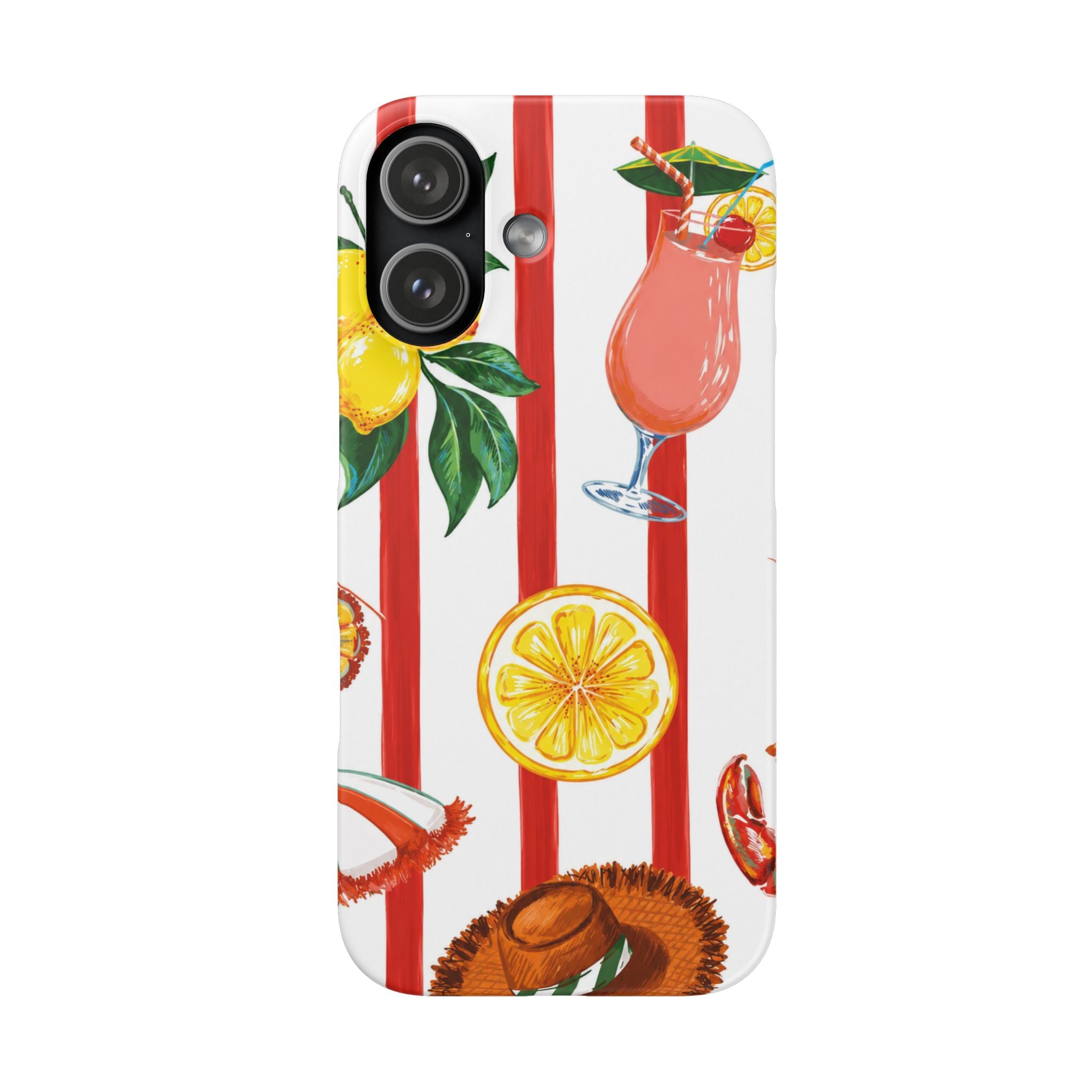 Lemon Coast – Summer Citrus Phone Case
