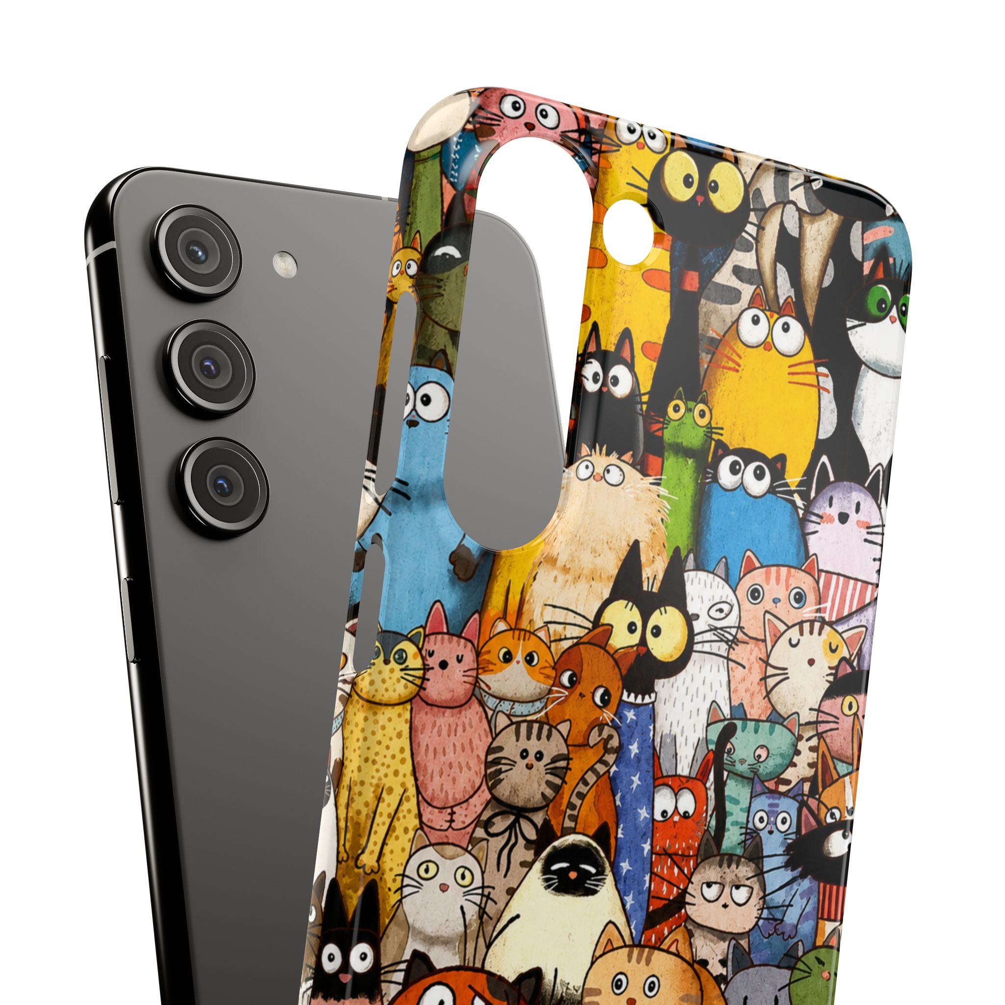 Cute Cat Pattern Phone Case