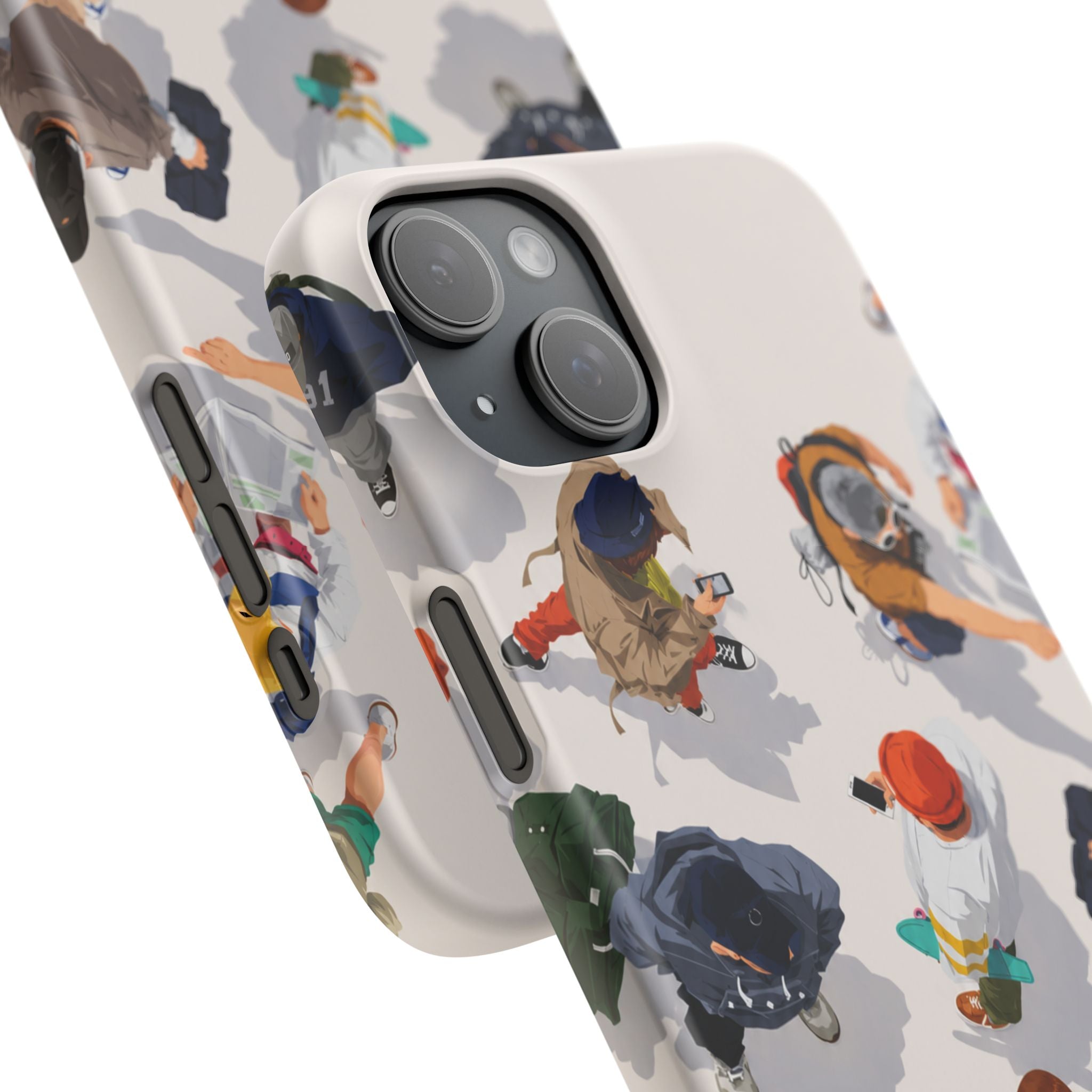 City Crowd Aesthetic Phone Case