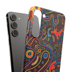 Neon Maze Phone Case