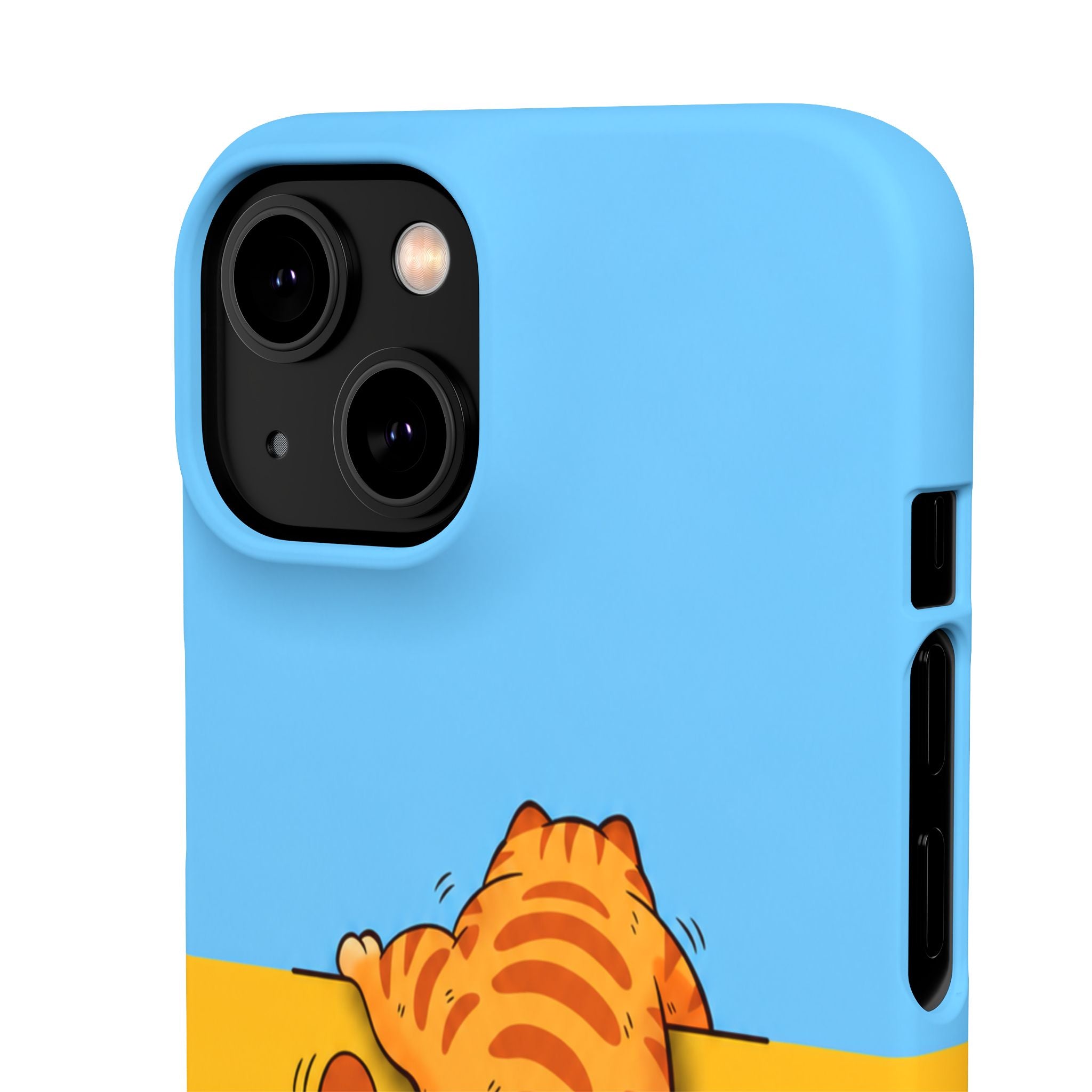 Peekaboo Orange Cat Phone Case