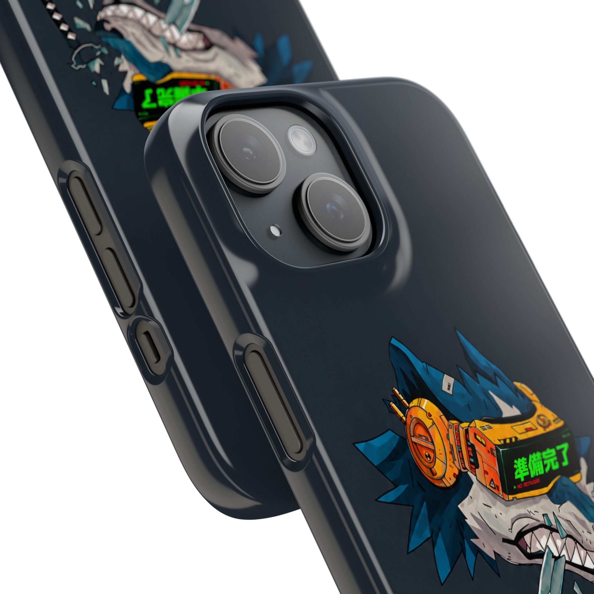 Cyberpunk Wolf Phone Case