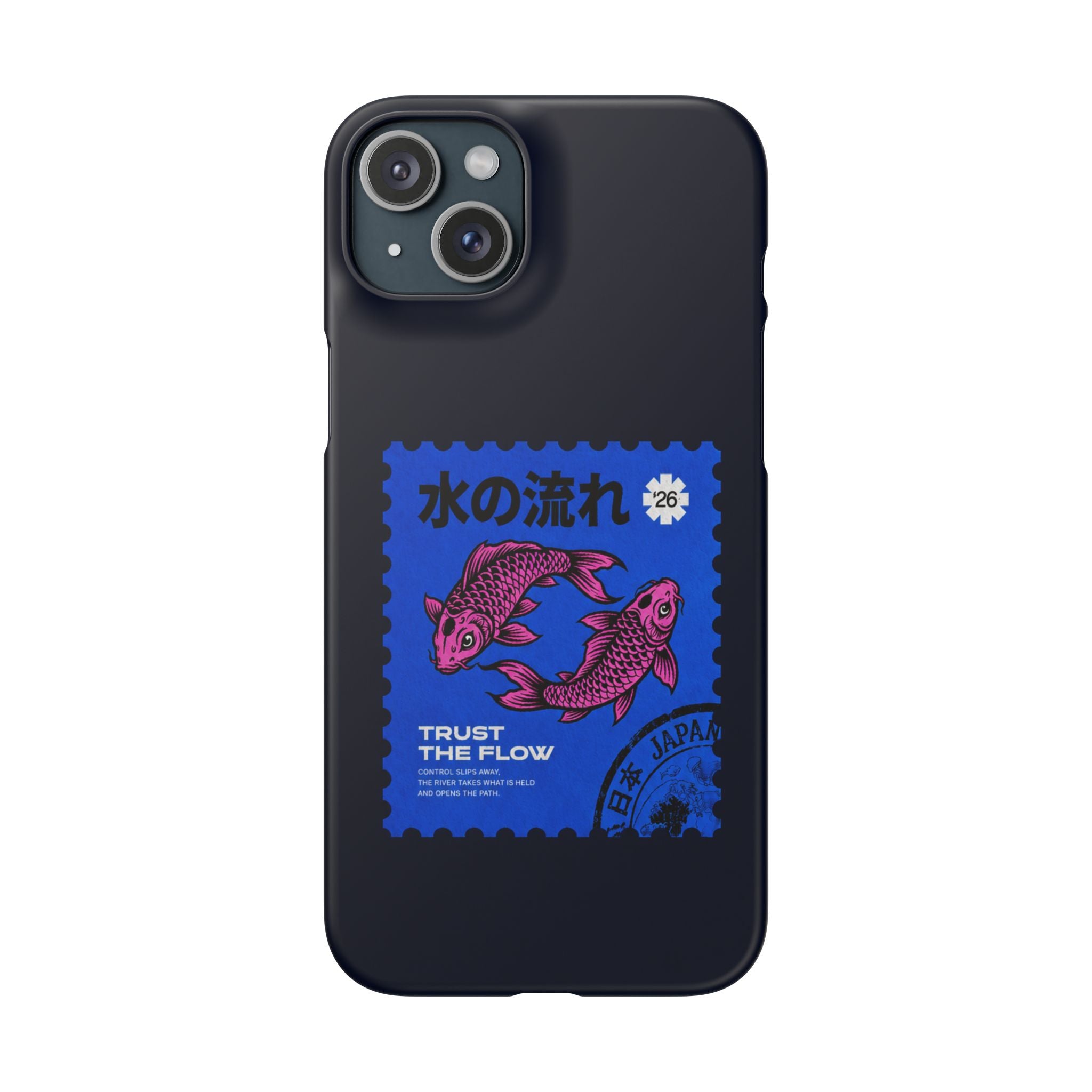Trust The Flow Koi Phone Case