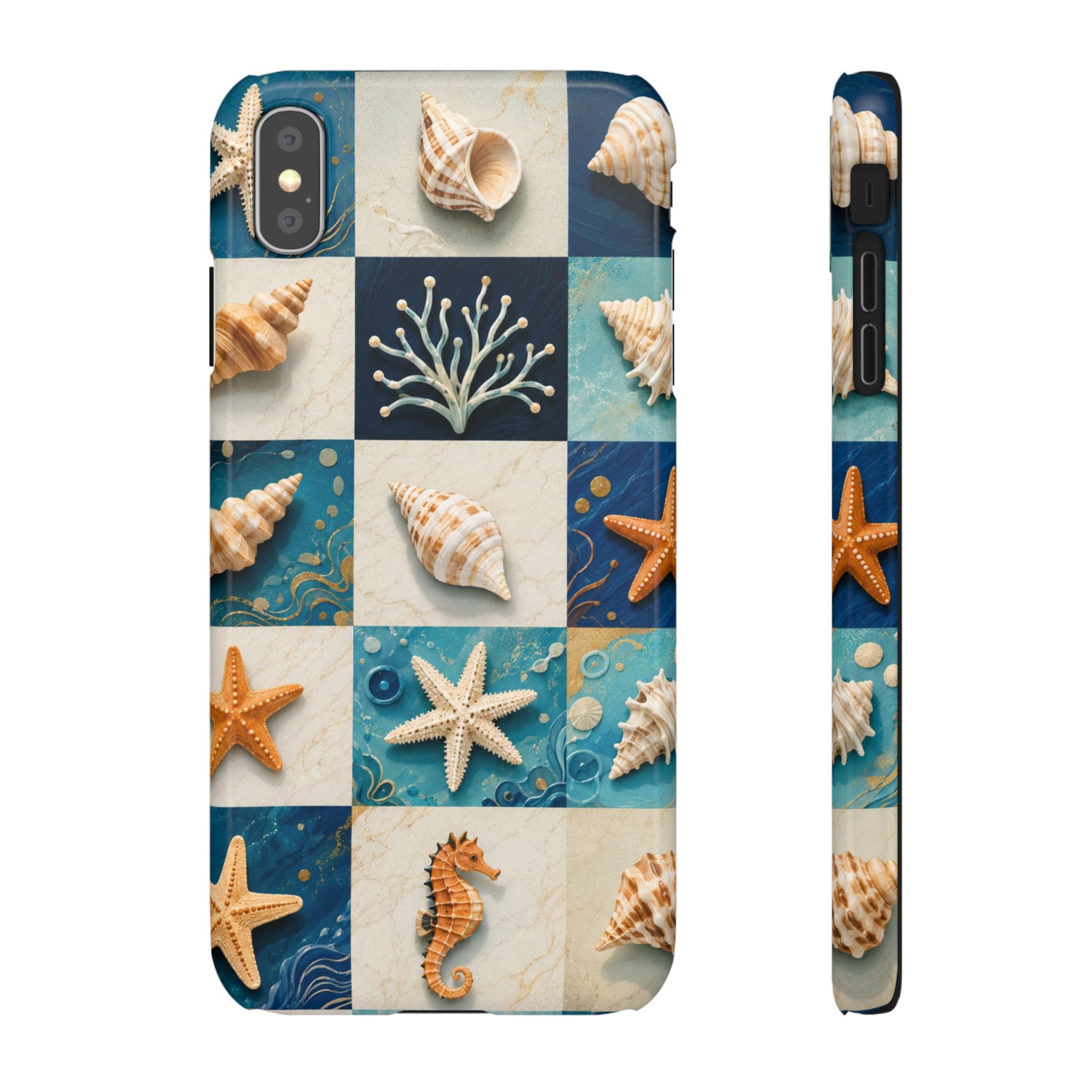 Coastal Seashell Mosaic Phone Case