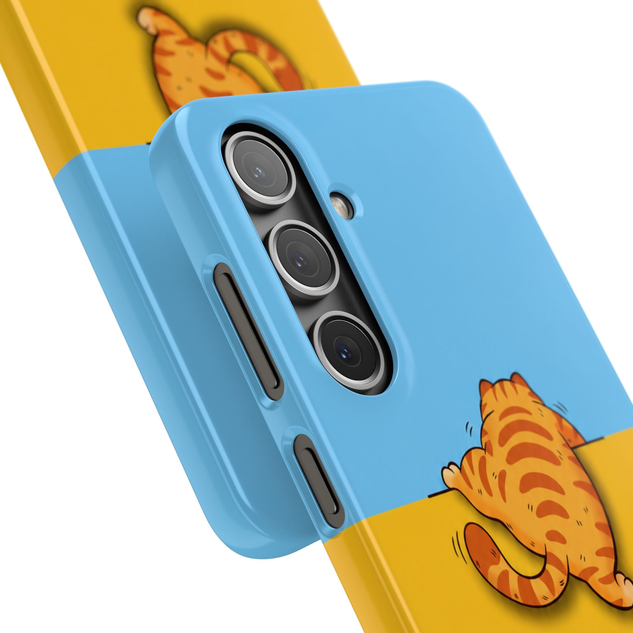 Peekaboo Orange Cat Phone Case