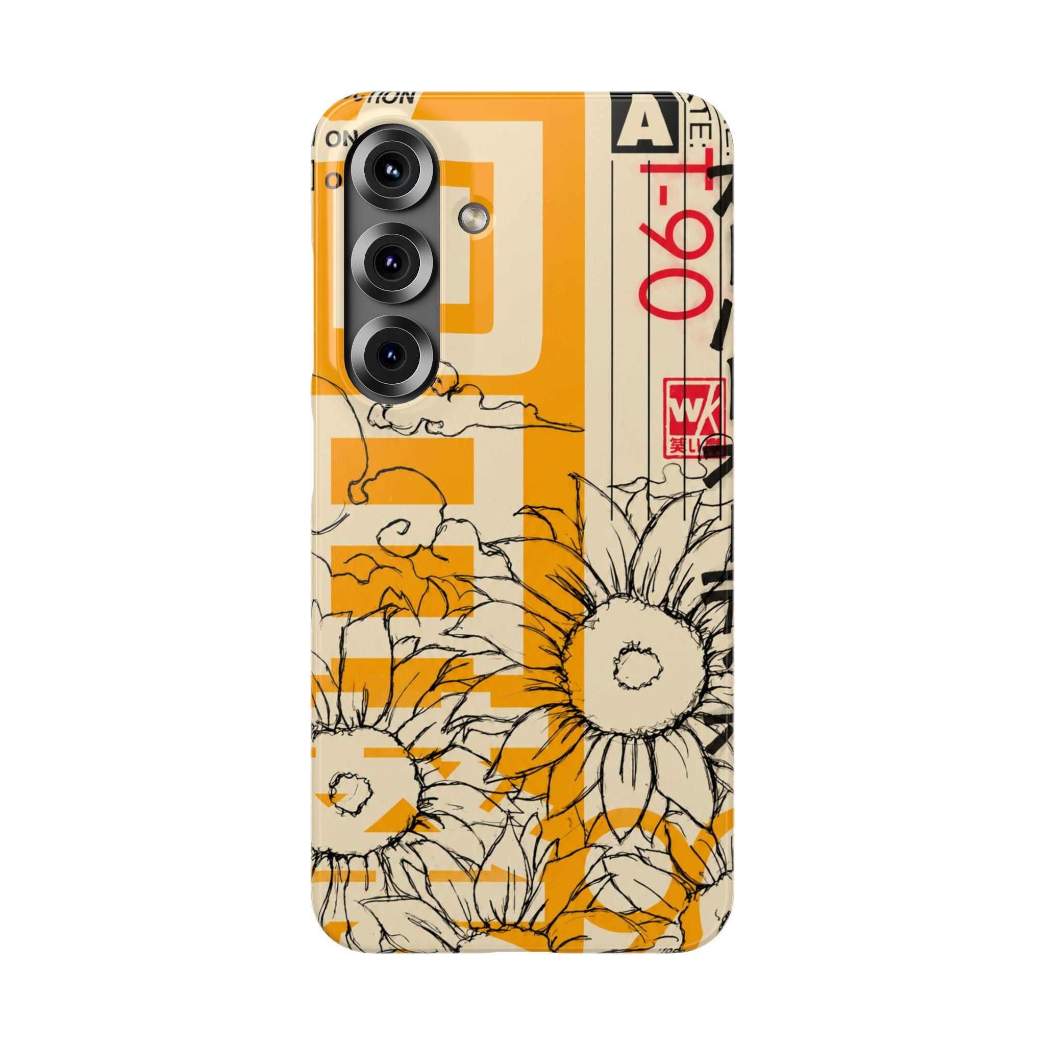 Retro Cassette Floral Phone Case