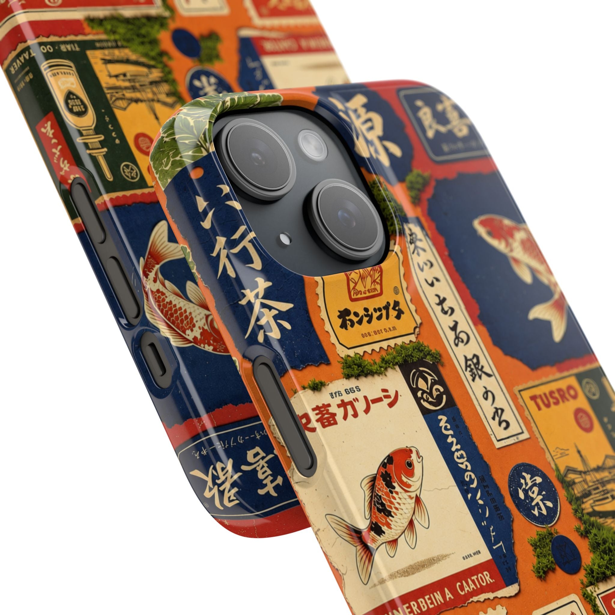 Vintage Japanese Koi Phone Case