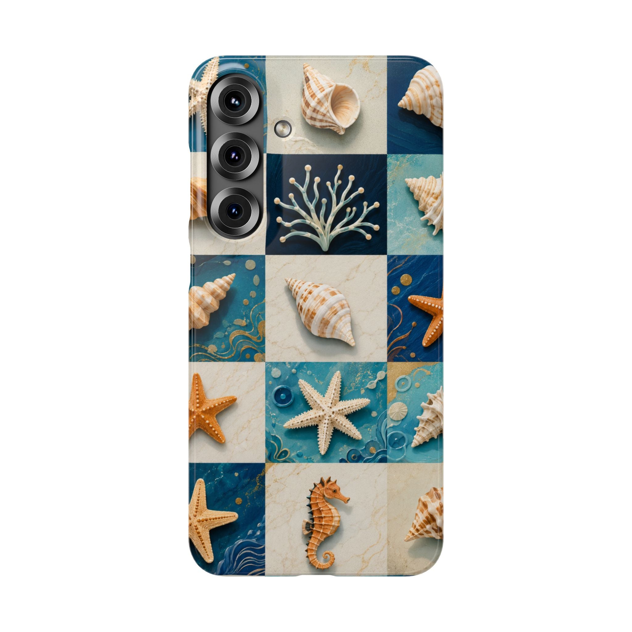 Coastal Seashell Mosaic Phone Case