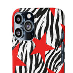Retro Zebra Stars Phone Case