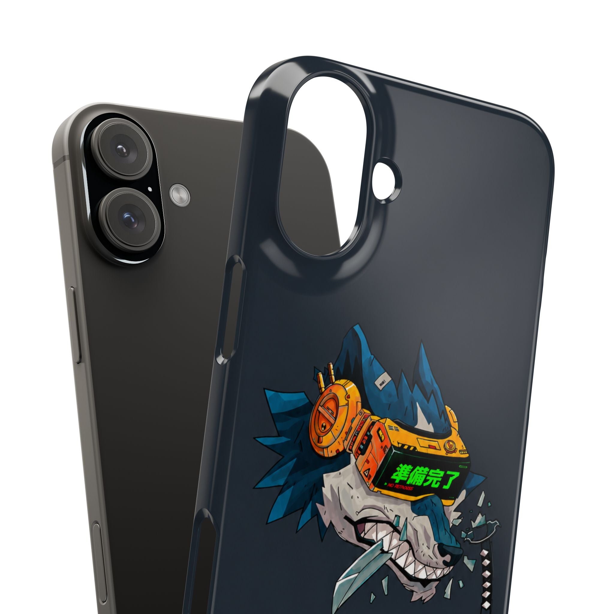 Cyberpunk Wolf Phone Case