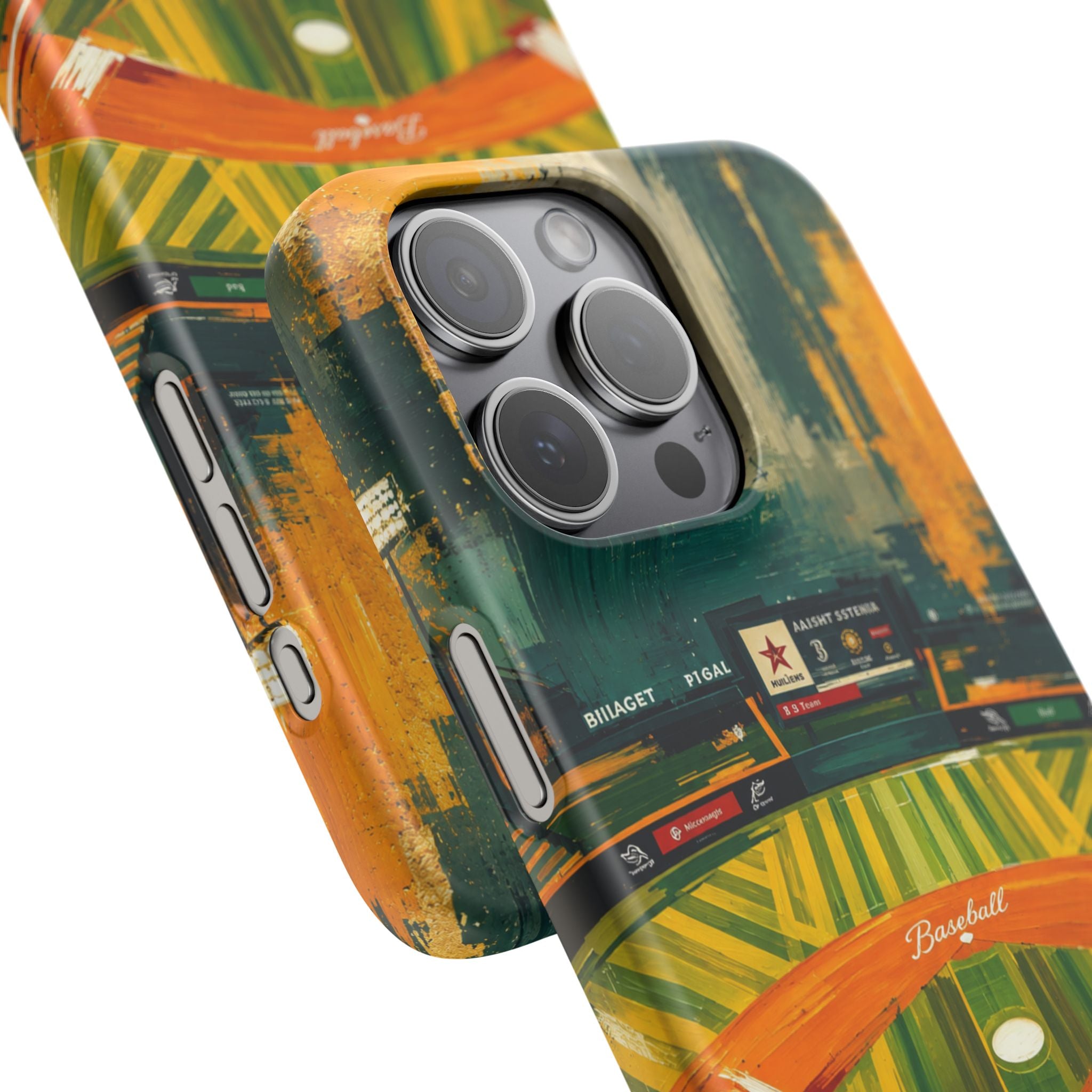 Abstract Baseball Stadium Phone Case