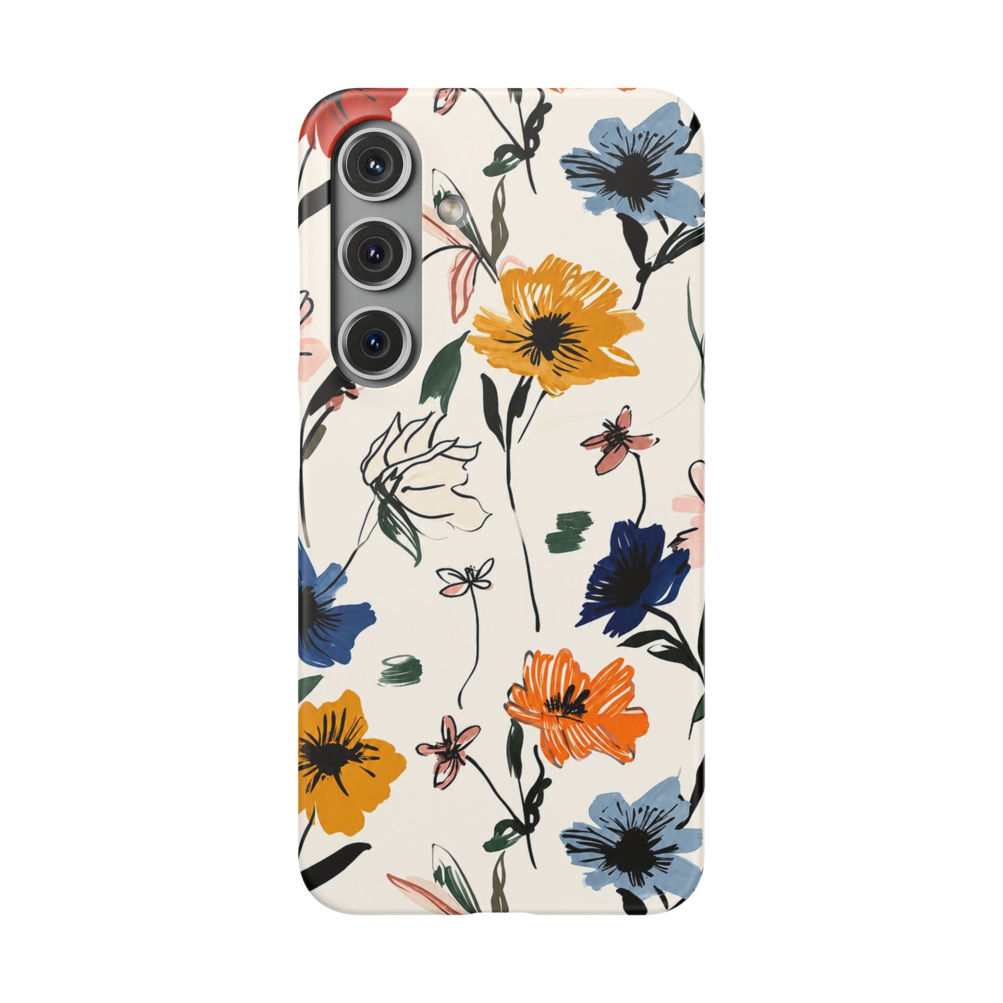 Wildflower Sketch Phone Case