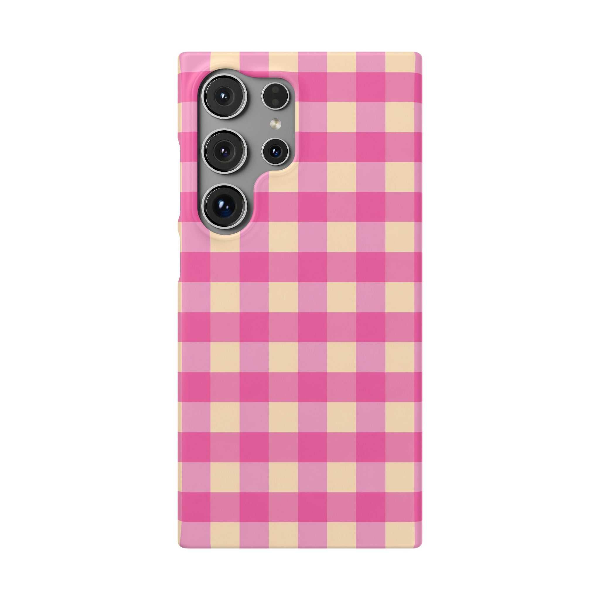 Pink Gingham Phone Case