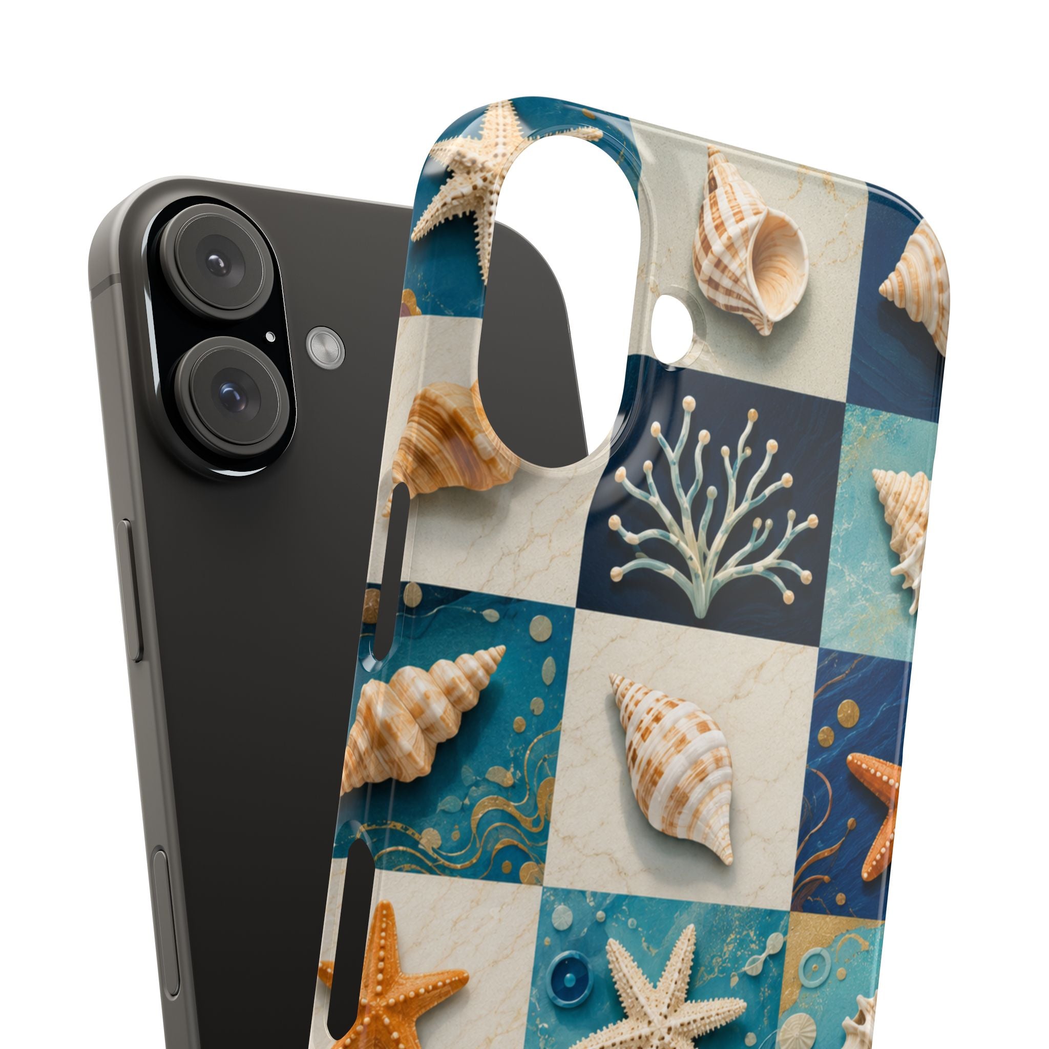 Coastal Seashell Mosaic Phone Case