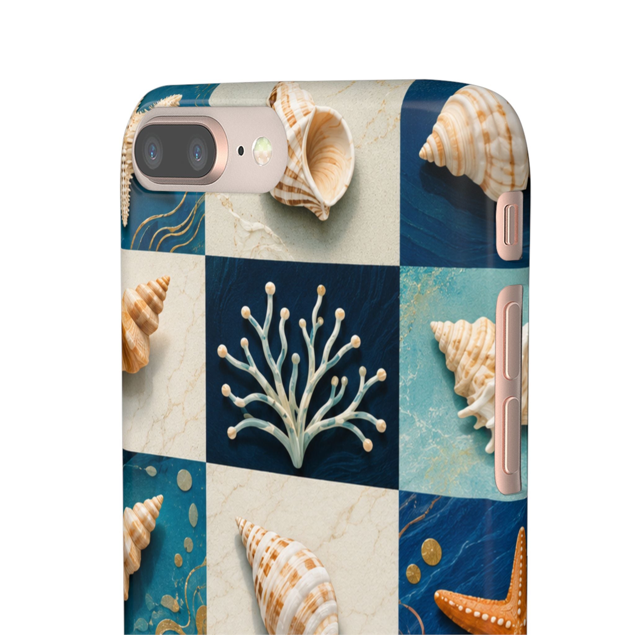 Coastal Seashell Mosaic Phone Case