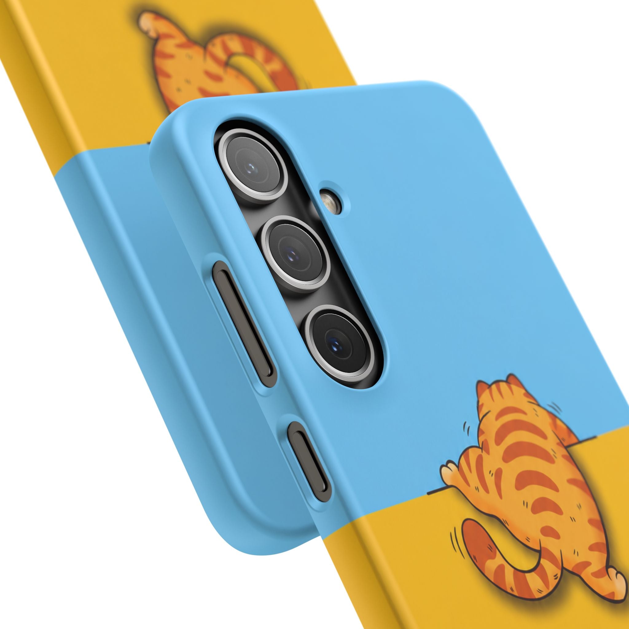 Peekaboo Orange Cat Phone Case