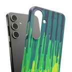 Liquid Emerald – Abstract Drip Phone Case