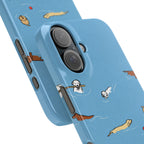 Swimming Dogs Phone Case
