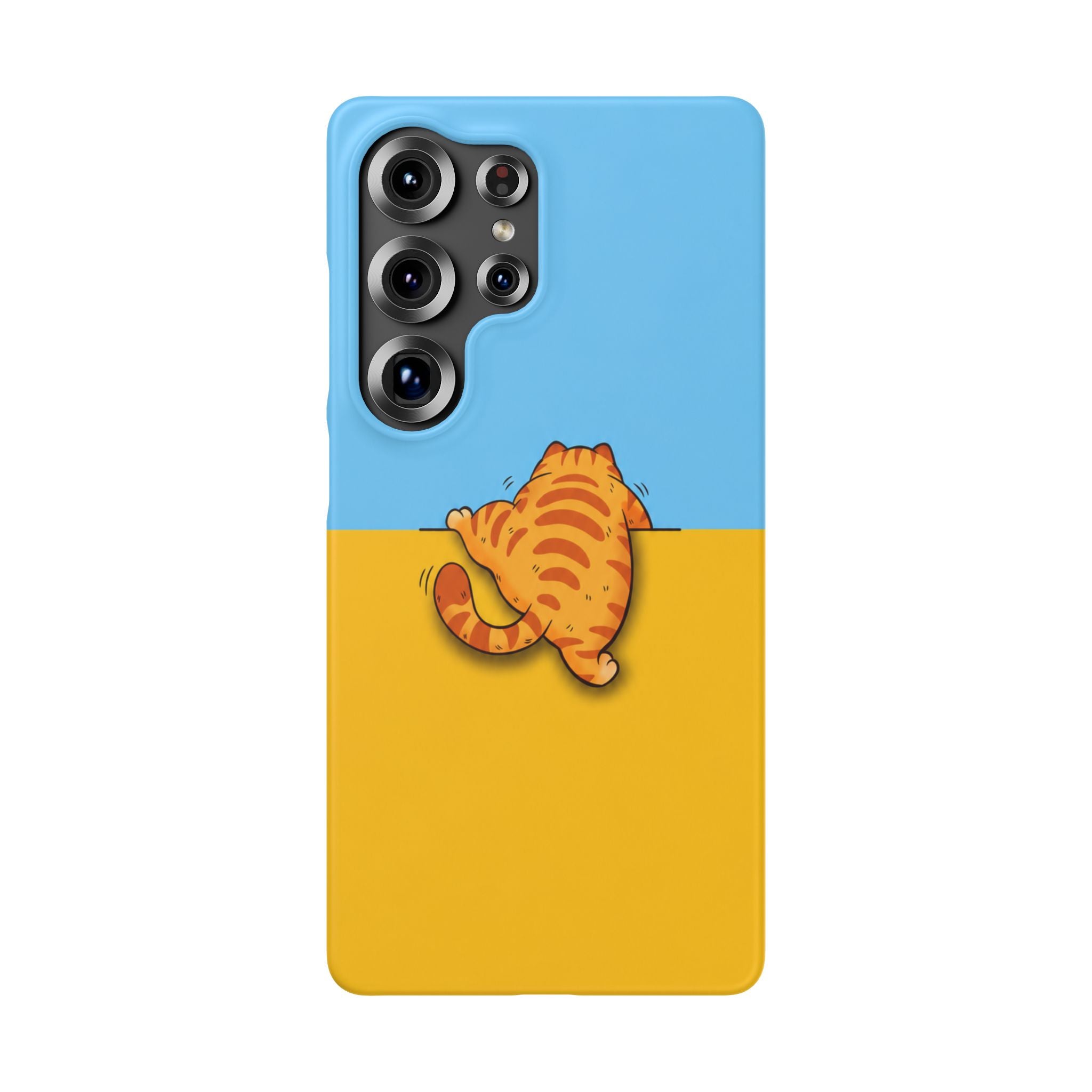 Peekaboo Orange Cat Phone Case