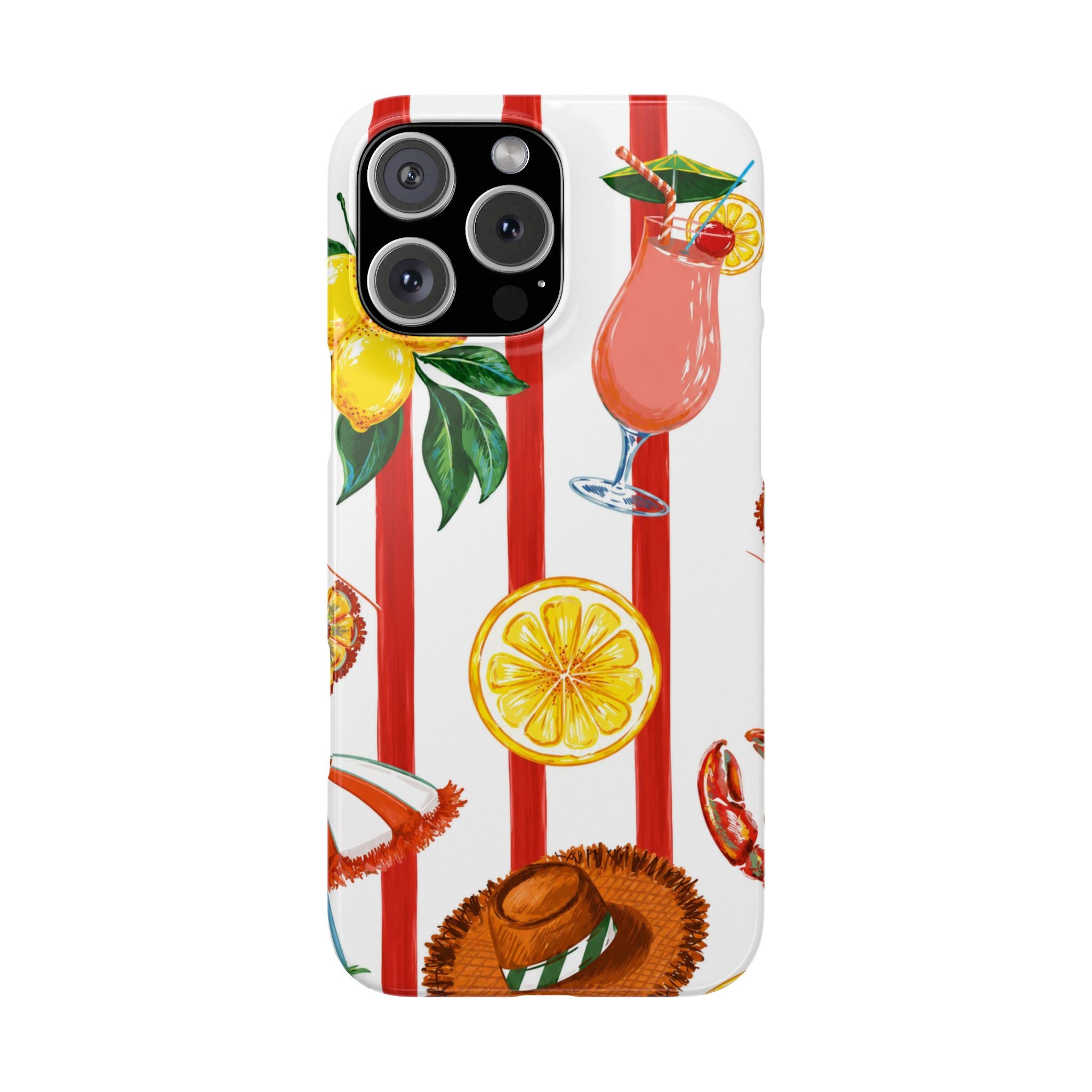Lemon Coast – Summer Citrus Phone Case