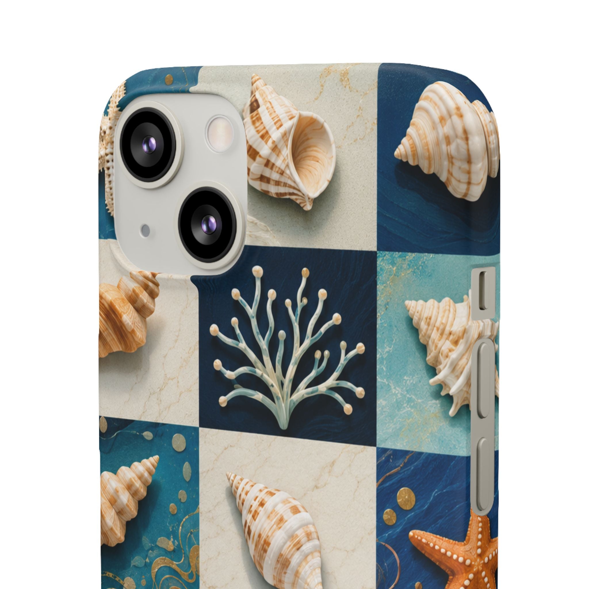 Coastal Seashell Mosaic Phone Case