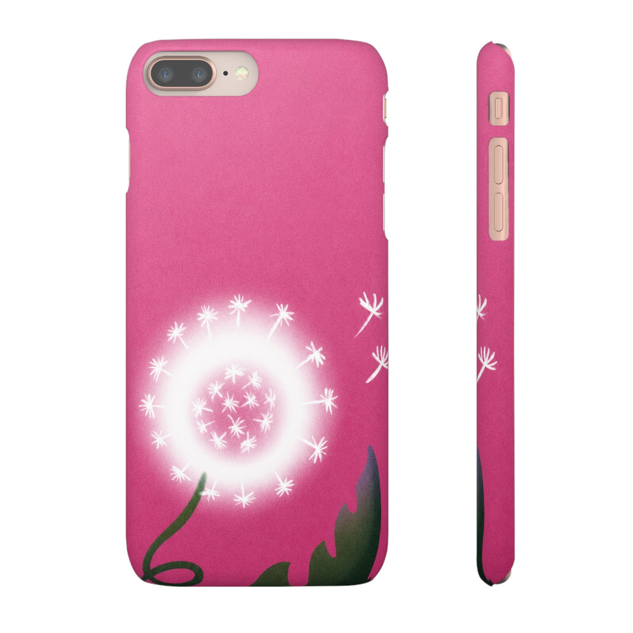 Pink Dandelion Phone Case