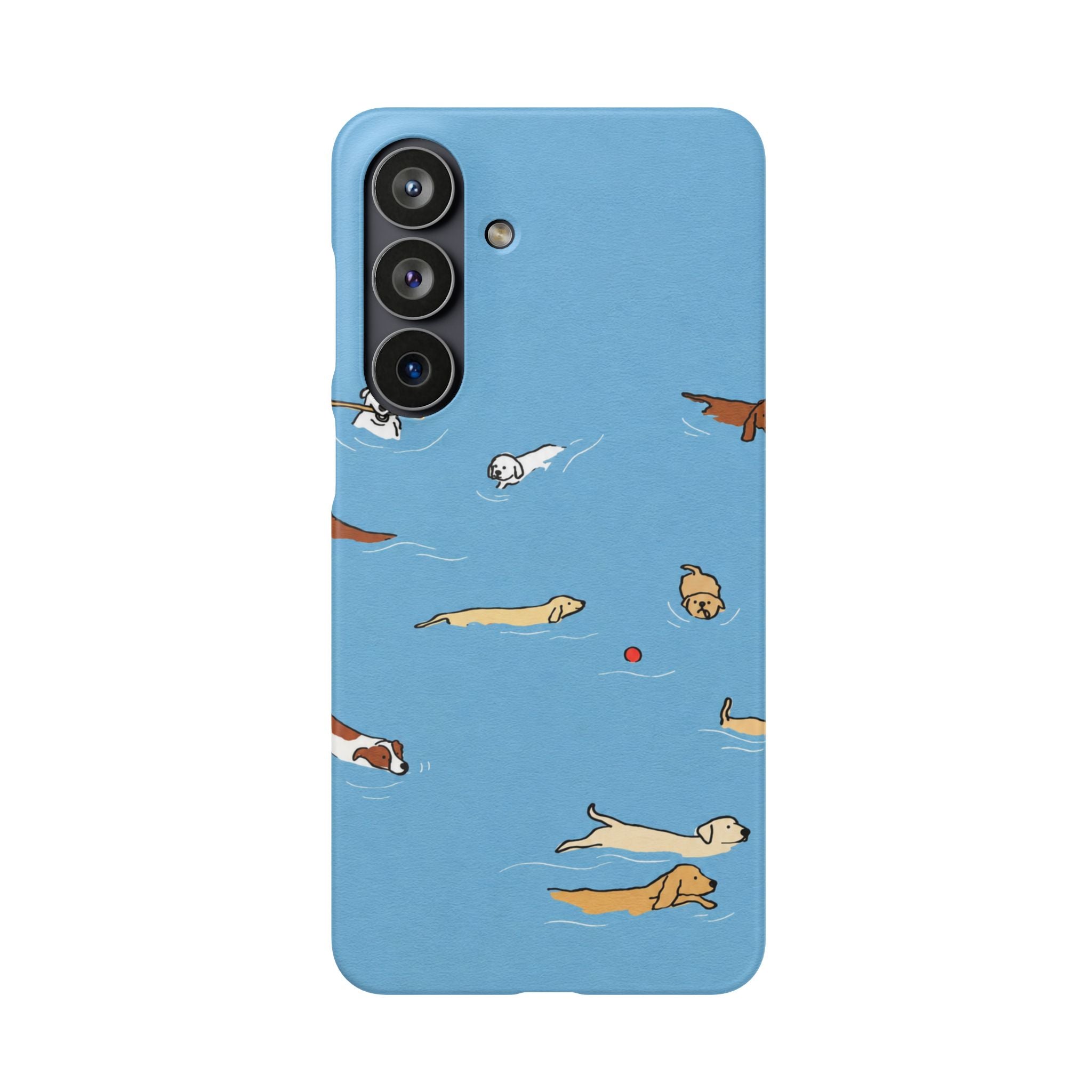 Swimming Dogs Phone Case