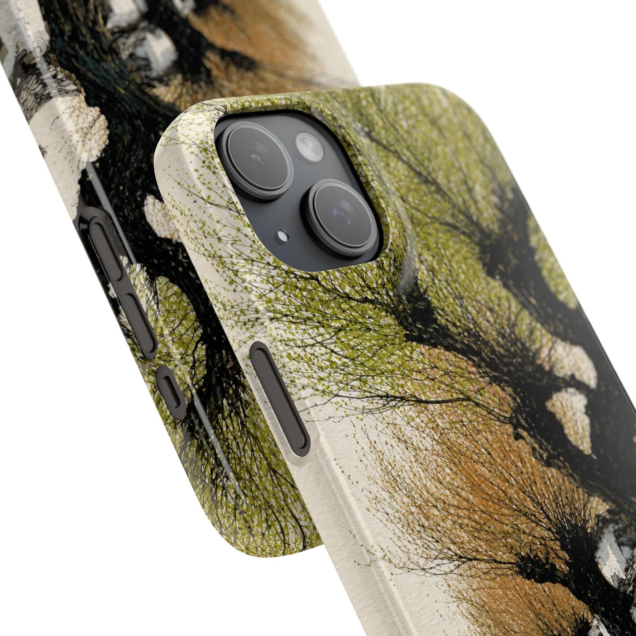 Serene Willow Landscape Phone Case