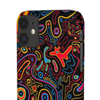 Neon Maze Phone Case