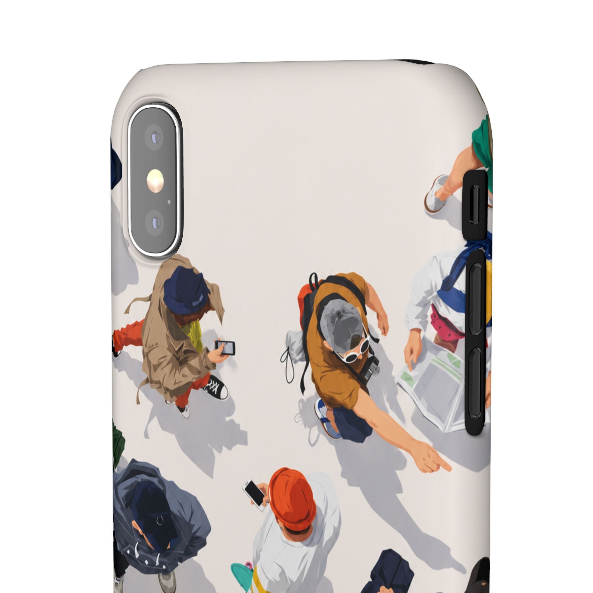 City Crowd Aesthetic Phone Case