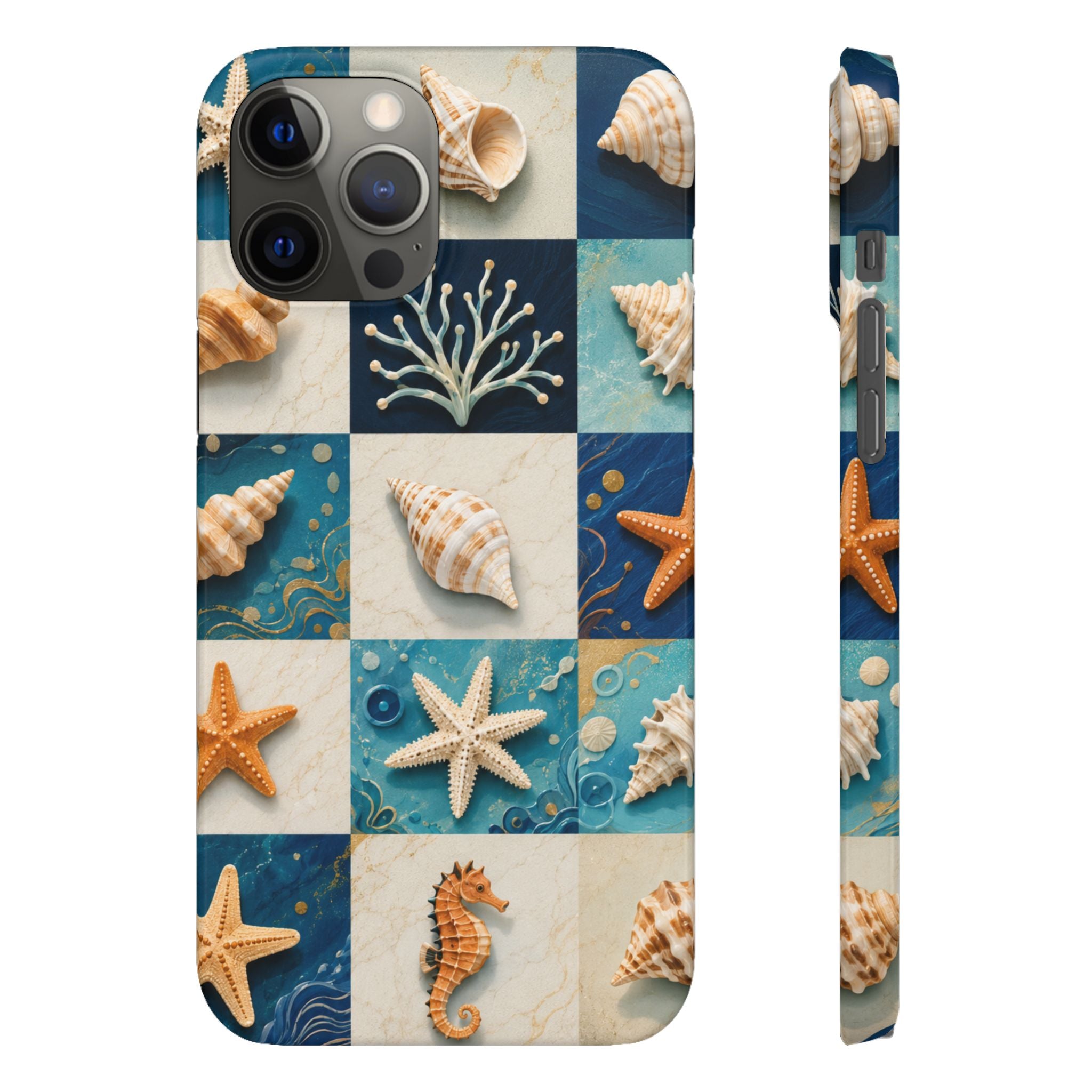Coastal Seashell Mosaic Phone Case