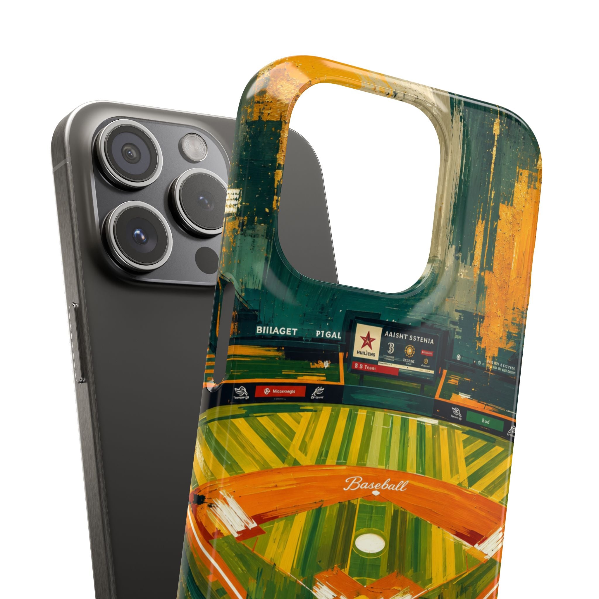 Abstract Baseball Stadium Phone Case