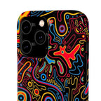 Neon Maze Phone Case