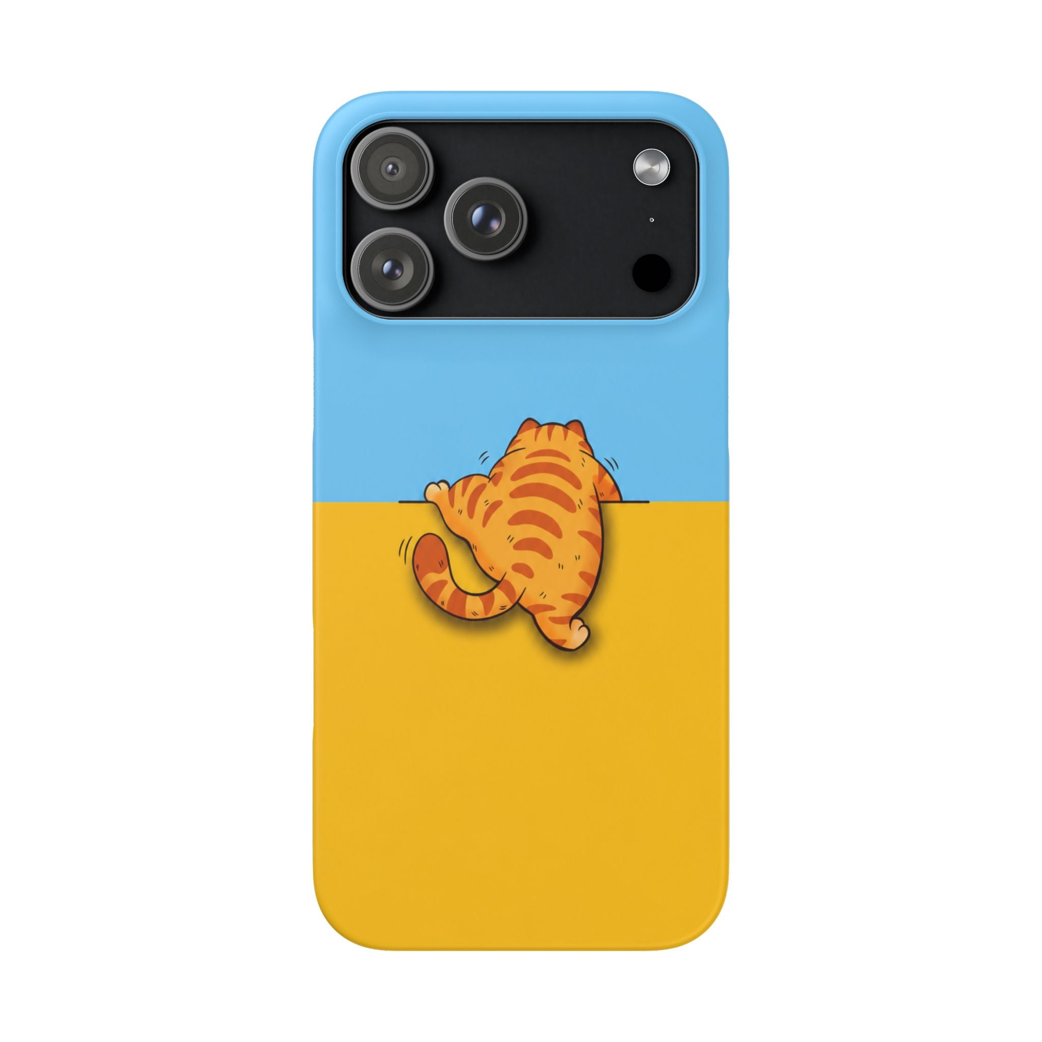 Peekaboo Orange Cat Phone Case