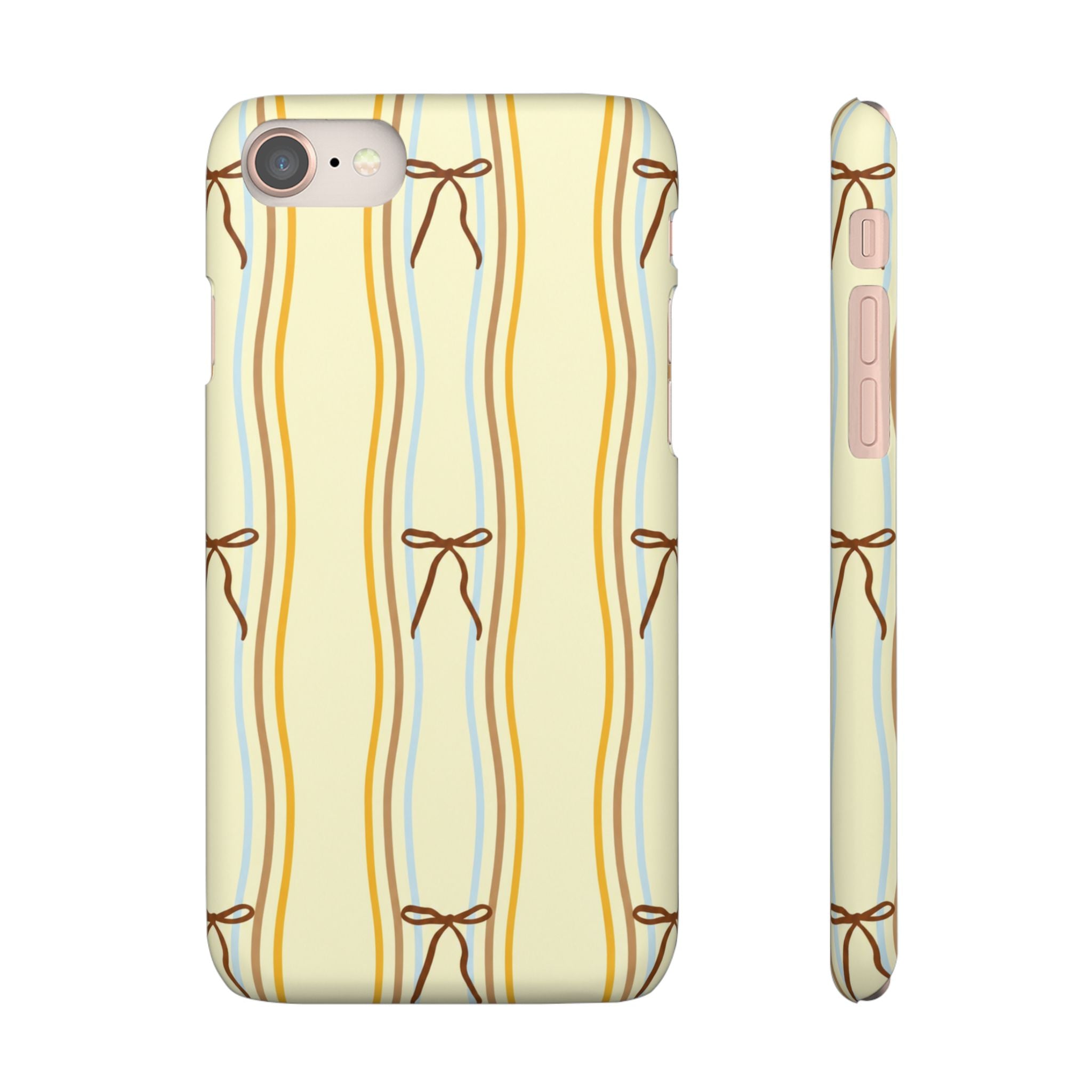 Bow Stripe Phone Case