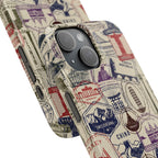 Vintage Travel Stamps Phone Case