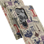 Vintage Travel Stamps Phone Case