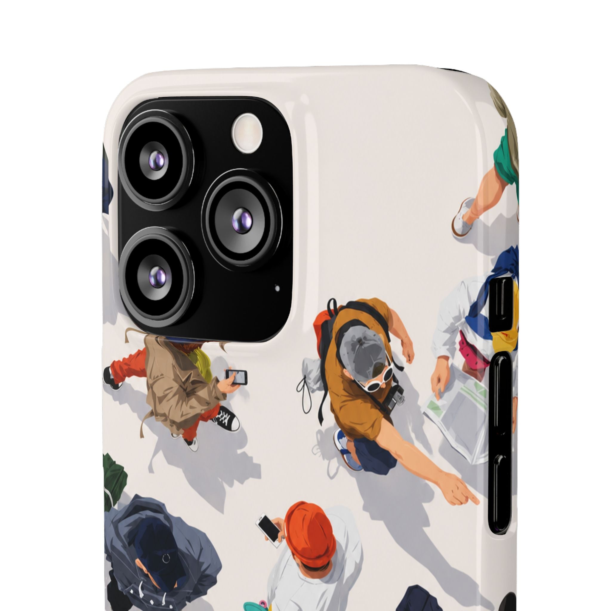 City Crowd Aesthetic Phone Case